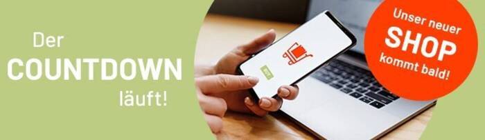 Countdown neuer Onlineshop